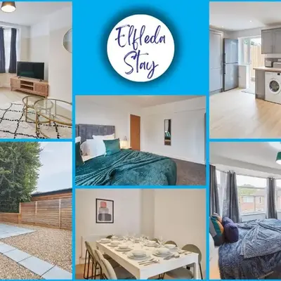 Elfleda Stay - Modern 5 bedroom house with parking