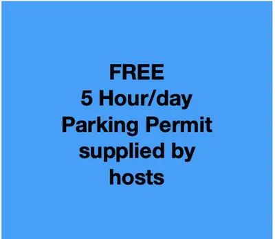 a screenshot of the free hour day parking permit supported by huts at Central Brentwood House in Brentwood