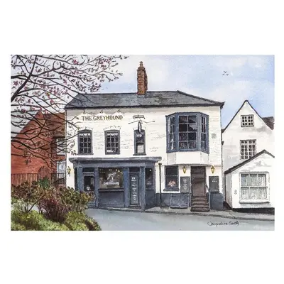 a drawing of a white building at Chic Cottage Fireplace Patio Pet Train Stn in Wivenhoe