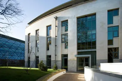 an external view of a building at Stephen Hawking Building Gonville and Caius College in Cambridge