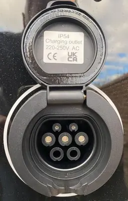 a close up of a parking meter with a sign on it at The Cartlodge, Debenham in Debenham
