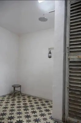 a room with a room with a table and a floor at The Skyroom in Rendham