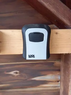 a black and white toaster sitting on a wooden table at Rustic Retreat Guest Lodge in Littleport