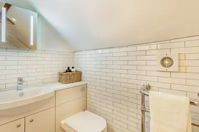 a white bathroom with a sink and a toilet at 2 Bed in Rede oc-t29450 in Rede