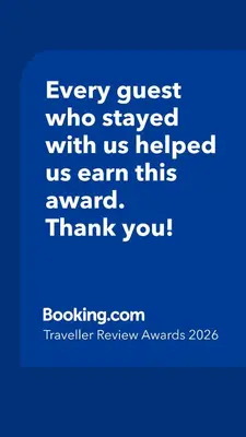 a blue picture with the words every guest who stayed with us helped us earn this at HAPs Holiday Home - Haven The Orchards in Brightlingsea