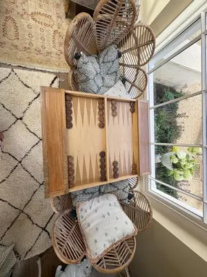 a room with wicker baskets and a window at Meesden Hall in Meesden
