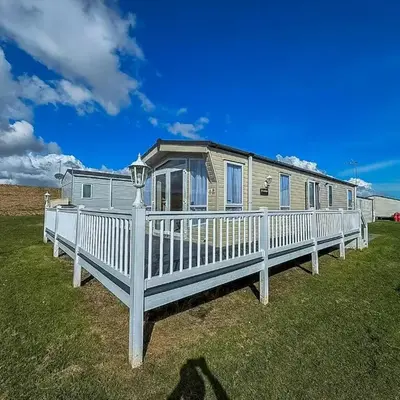 Stunning 6 Berth Caravan With Decking At Naze Marine Holiday Park Ref 17365Br