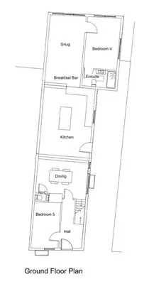a floor plan of a compound floor plan at Number Forty One in Sudbury