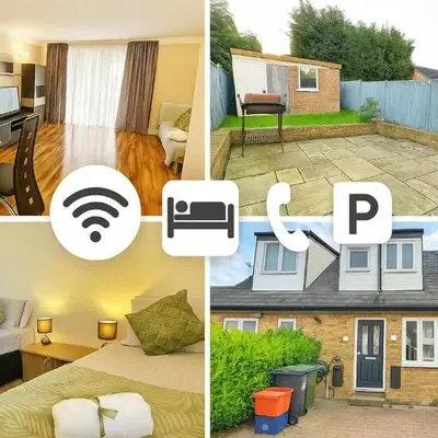 Modern 3 Bed House In Essex By DLuxoria Short Lets & Serviced Accommodation With Pet Friendly