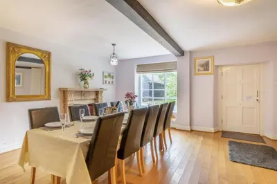 a dining room with a table and chairs at 4 Bed in East Harling oc-m31907 in East Harling