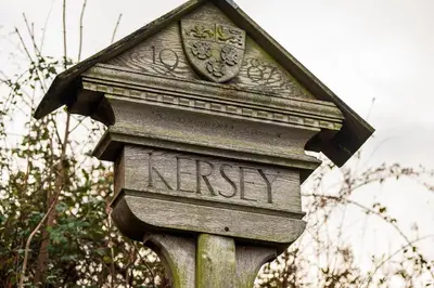 a sign with the word integer on top of it at Taper House - Cosy Medieval Cottage in Kersey
