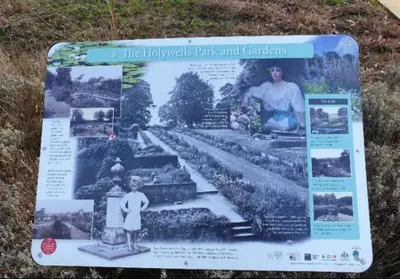 a sign for the hollywell park and gardens at Weekly Deal- 4BDR House By Homestyles Hosts Short Lets & Serviced Accommodation Suffolk With Private En-Suite & Free Parking in Ipswich