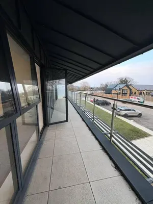a view of a building from the inside of a building at Amazing 3-bedroom in Great Warley, Brentwood in Great Warley Street