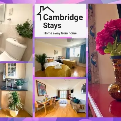 CB Stays - 2 Bedroom & 2 Toilet Flat - Near Mills Road and Train Station with Parking