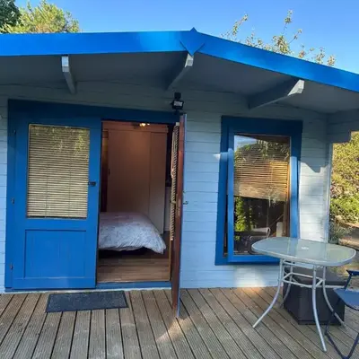 Double bedroom cabin suffolk