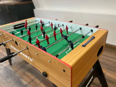 a plastic foosball table with a chess board at Luxury Retreat with Spa Access - Sleeps 6 in Peldon