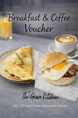 a breakfast and coffee sandwich and a cup of coffee at Pancinos Guest House Newmarket High Street in Newmarket