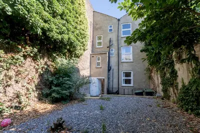an empty driveway in front of a building at 2 Bedroom Flat in the heart of Southend Sleeps 6 - Pass the Keys in Southend-on-Sea