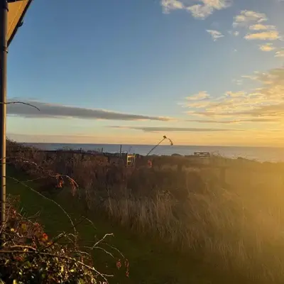 Cottage on remote wild coast