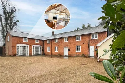 an image of a brick house with a mirror at 1 Bed in Scole oc-a34355 in Scole
