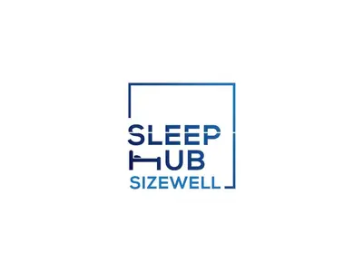 a sign that reads sleep hub sixwell at Sleep Hub in Leiston
