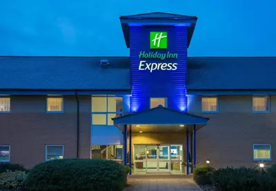 a hotel with a sign that reads holiday inn express at Holiday Inn Express Braintree by IHG in Braintree