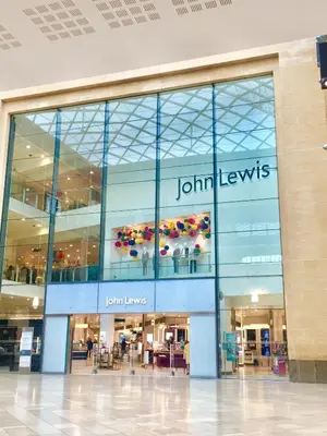 a store front of a jon leventis store at Angel's (station accommodation) in Cambridge