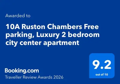 a screenshot of aku raiction champions free parking luxury bedroom city center at 10A Ruston Chambers Free parking, Luxury 2 bedroom city center apartment in St Ives