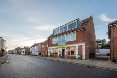 a street with a building on the side of a road at 1 Bed in Aldeburgh oc-sld in Aldeburgh