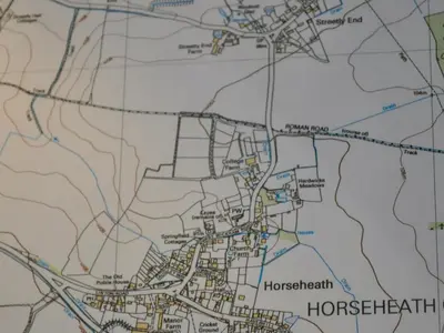 a map of the city of hogwarts at Chequer Cottage in Horseheath