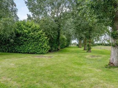 a grassy area with trees and bushes at Coach House - Uk33307 in Mellis