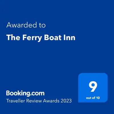 a screenshot of the ferry boat inn with the text awarded to the ferry boat inn at The Ferry Boat Inn in North Fambridge
