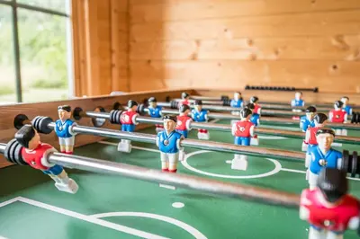 a group of toy figurines of a boxing match at The Cartlodge Boundary Farm, Framlingham in Woodbridge