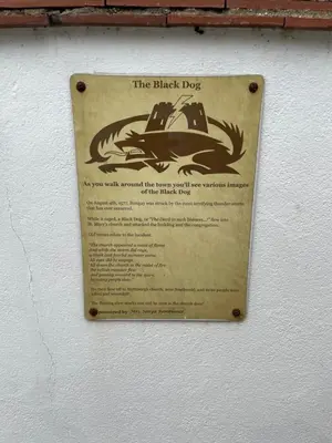 a sign on a wall with a crab on it at Loft in Bungay in Bungay