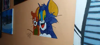 a painting of sonic on a wall at Basildon House of Muralist in Basildon