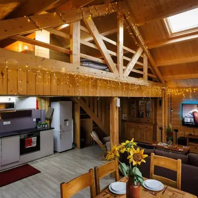Spacious Cabin EVCharger and free Parking near Cambridge