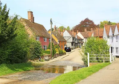 a street in a small town with a river at 3 Bed in Kersey oc-tcbk in Kersey