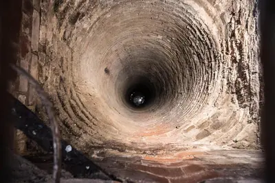a close up view of a round hole in a stone wall at Solebay House, Tunstall in Woodbridge