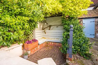 a gardenificialificialificialificialificialificialificialificialificialificialificialificialificialificial at 3 Lower Falkland Cottage Long Melford in Sudbury