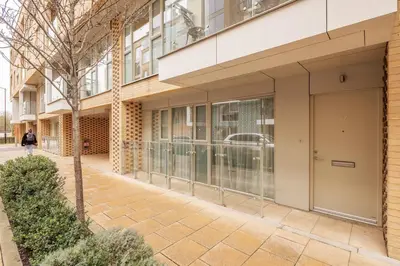 a building with a door on the side of it at Luxury Ensuite Room 2 Minutes from Cambridge Station in Cambridge