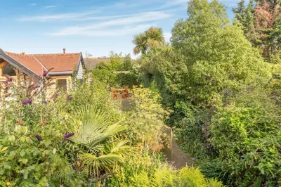 a house surrounded by trees and plants at 2 Bed in Orford oc-sfcto in Orford