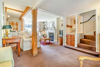 a living room with a couch and a table at 2 Bed in Yoxford oc-c27253 in Wickham Market