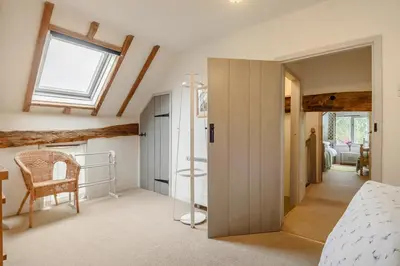 a bedroom with a bed and a window at 2 Bed in Rumburgh oc-dgf in Rumburgh